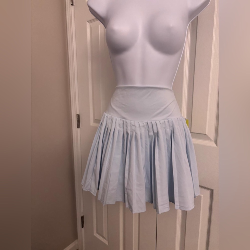 All in Motion Light Blue Pleated Women’s active Skirt